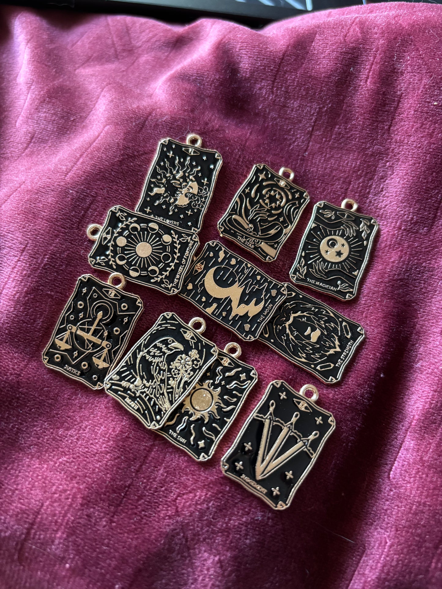 Tarot Kindle/Phone Charms